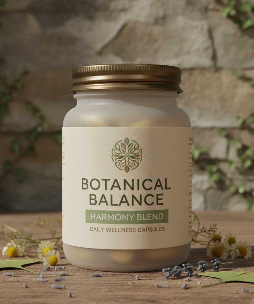 Botanic Balance plant-based wellness complex bottle